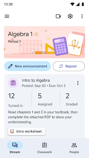 Скриншот 2 — Google Класс