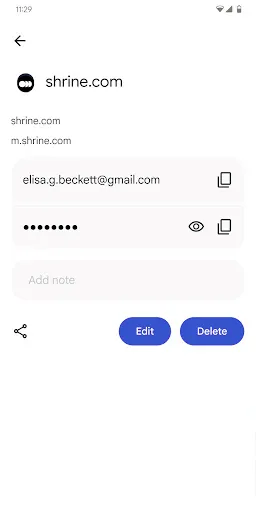 Скриншот 3 — Google Менеджер паролей