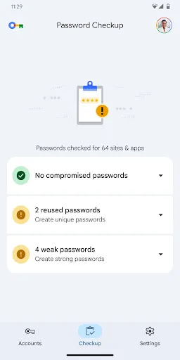 Скриншот 4 — Google Менеджер паролей