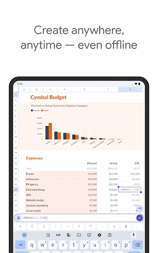 Скриншот 6 — Google Таблицы