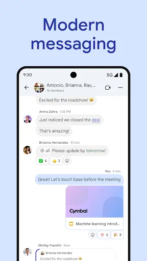 Скриншот 1 — Google Chat