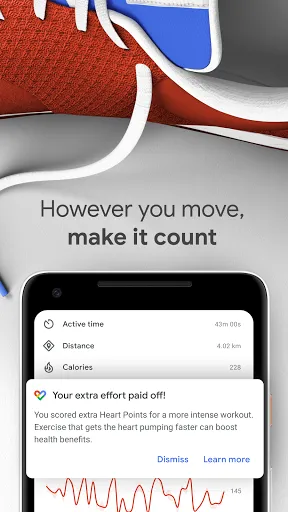 Скриншот 3 — Google Fit: трекер активности