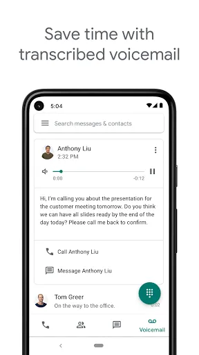 Скриншот 4 — Google Voice