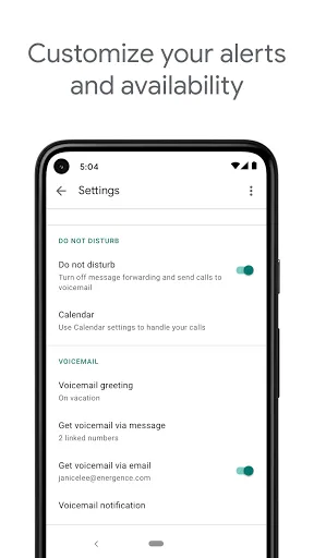 Скриншот 6 — Google Voice