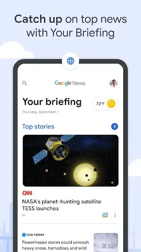 Скриншот 1 — Google Новости