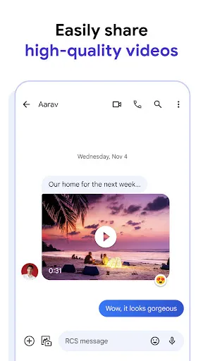 Скриншот 4 — Google Сообщения