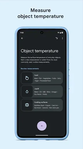 Скриншот 1 — "Термометр" для Pixel
