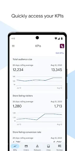 Скриншот 1 — Google Play Console