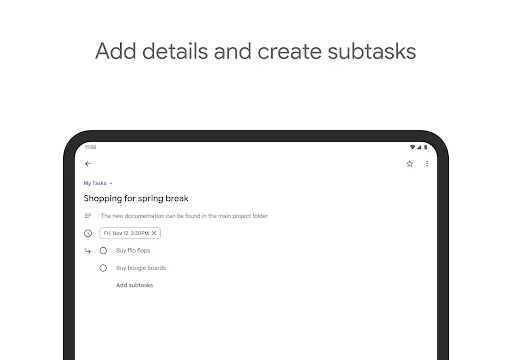Скриншот 7 — Google Задачи
