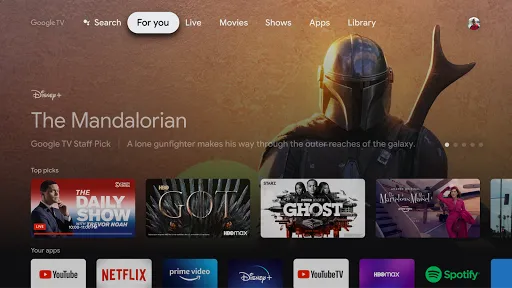 Скриншот 5 — Google TV Home