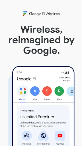 Скриншот 1 — Google Fi Wireless