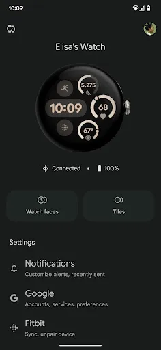 Скриншот 2 — Google Pixel Watch