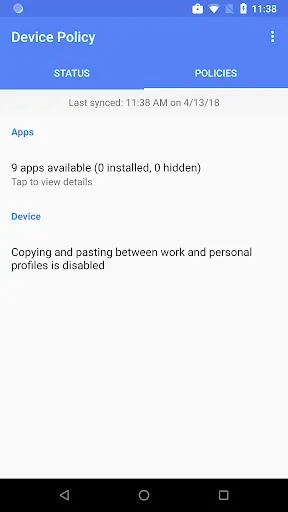 Скриншот 4 — Android Device Policy