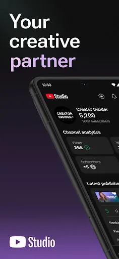 Скриншот 1 — Творческая студия YouTube