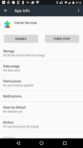 Скриншот 4 — Carrier Services