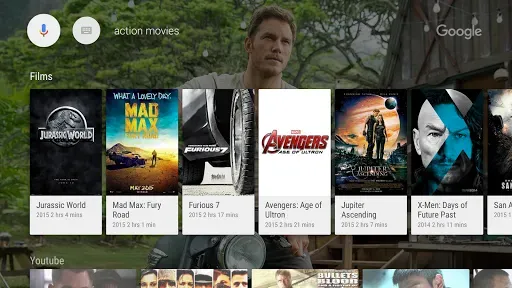 Скриншот 2 — Google app for Android TV