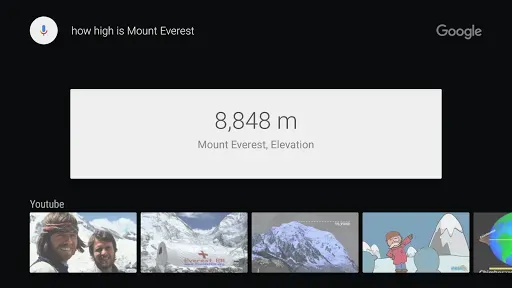 Скриншот 3 — Google app for Android TV
