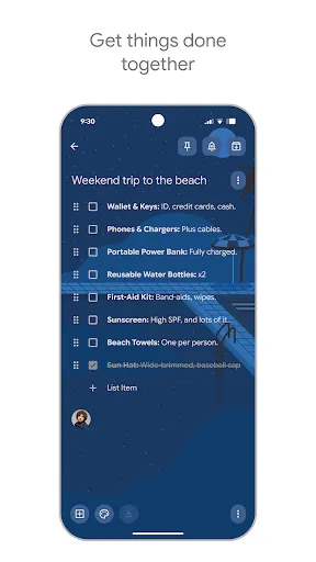 Скриншот 3 — Google Keep – заметки и списки