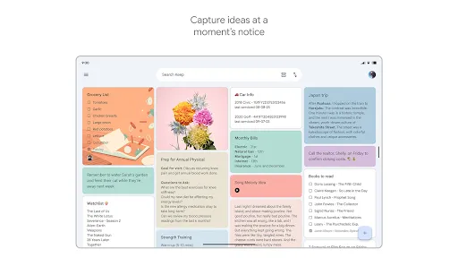 Скриншот 5 — Google Keep – заметки и списки