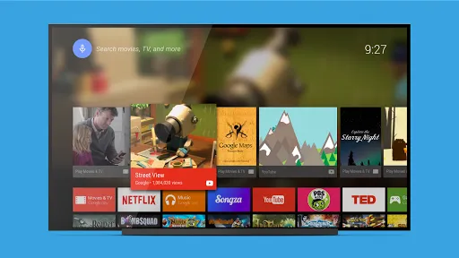 Скриншот 1 — Android TV Launcher