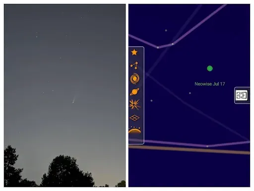 Скриншот 1 — Sky Map: Карта неба