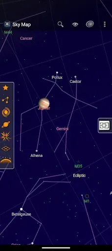 Скриншот 2 — Sky Map: Карта неба