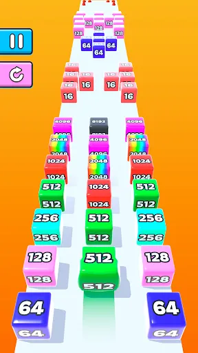 Скриншот 2 — Jelly Run 2048: Игра Кубики