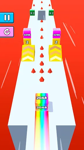 Скриншот 5 — Jelly Run 2048: Игра Кубики