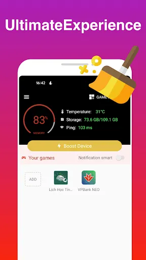 Скриншот 1 — GameBox Booster