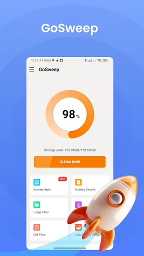 Скриншот 1 — GoSweep-Junk Clean