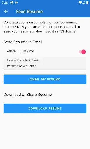 Скриншот 7 — Got Resume Builder