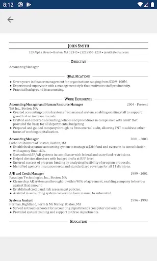 Скриншот 8 — Got Resume Builder