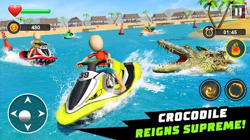 Скриншот 2 — Crocodile Games - Animal Games