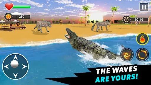 Скриншот 4 — Crocodile Games - Animal Games