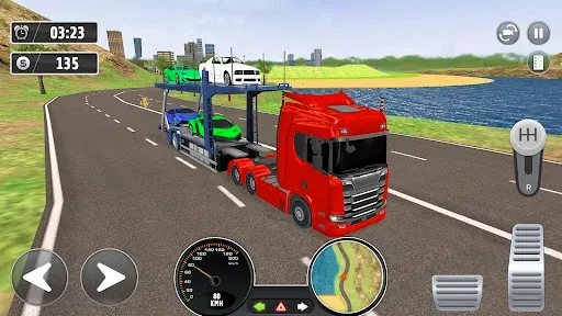 Скриншот 3 — Car Transport - Truck Games 3D