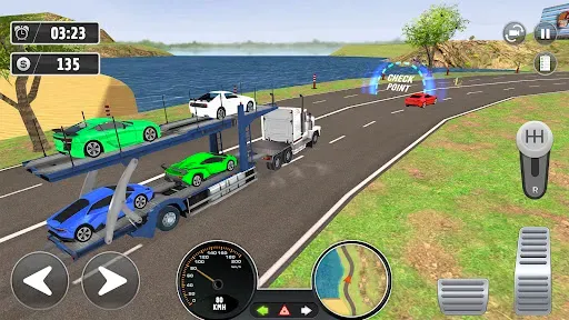 Скриншот 6 — Car Transport - Truck Games 3D