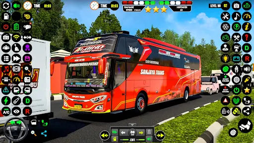 Скриншот 4 — Public Coach Bus Driving Game