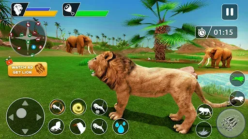 Скриншот 3 — Lion Games Animal Simulator 3D