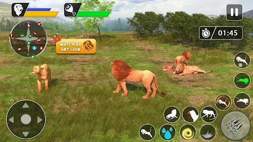 Скриншот 7 — Lion Games Animal Simulator 3D