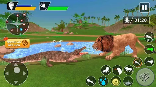 Скриншот 8 — Lion Games Animal Simulator 3D