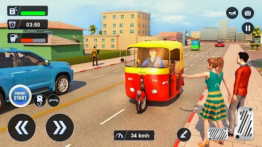 Скриншот 2 — Tuk Tuk Auto Driving Games 3D