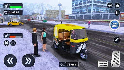 Скриншот 4 — Tuk Tuk Auto Driving Games 3D