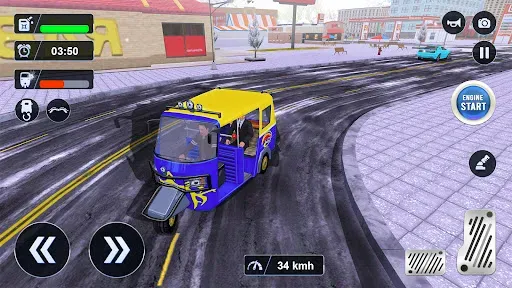 Скриншот 5 — Tuk Tuk Auto Driving Games 3D
