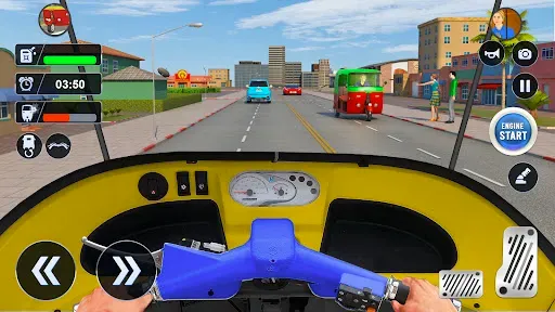 Скриншот 6 — Tuk Tuk Auto Driving Games 3D