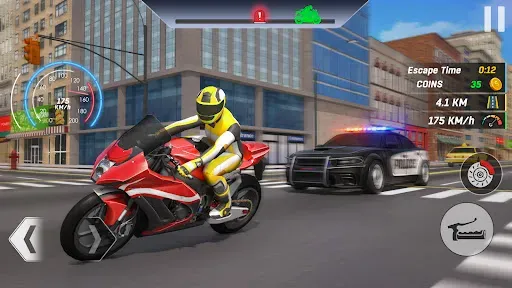 Скриншот 2 — мото Traffic Bike Rider: гонки