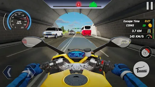 Скриншот 5 — мото Traffic Bike Rider: гонки