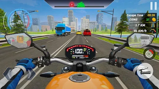 Скриншот 8 — мото Traffic Bike Rider: гонки