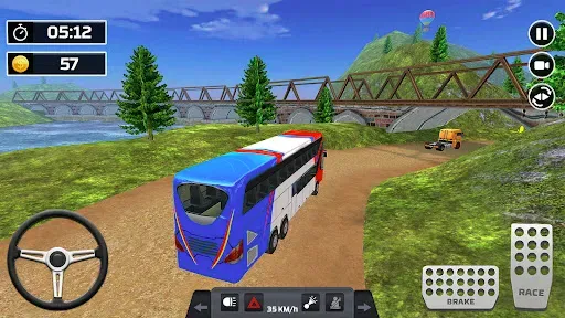 Скриншот 1 — Offroad Bus Simulator Bus Game