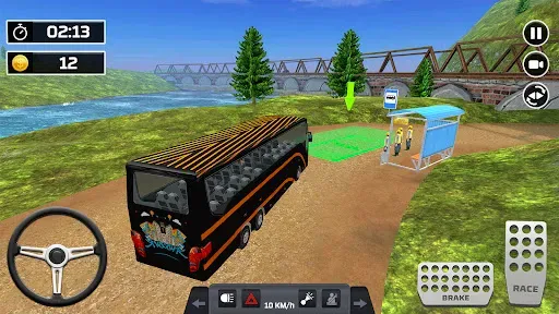 Скриншот 2 — Offroad Bus Simulator Bus Game