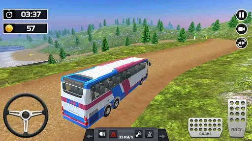 Скриншот 4 — Offroad Bus Simulator Bus Game